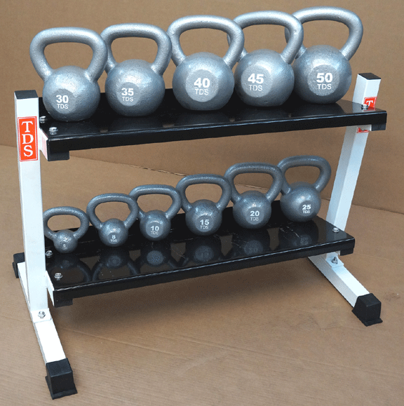 36" COMBO RACK FOR KETTLEBELLS & HEX DUMBELLS
