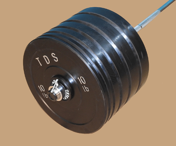 300 LB. OLYMPIC BARBELL SET WITH 100 LB RATED BLACK BAR