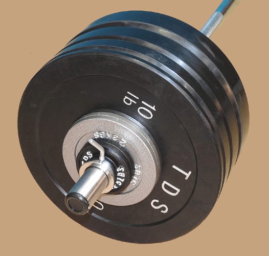 300 LB. OLYMPIC BARBELL SET WITH 100 LB RATED BLACK BAR
